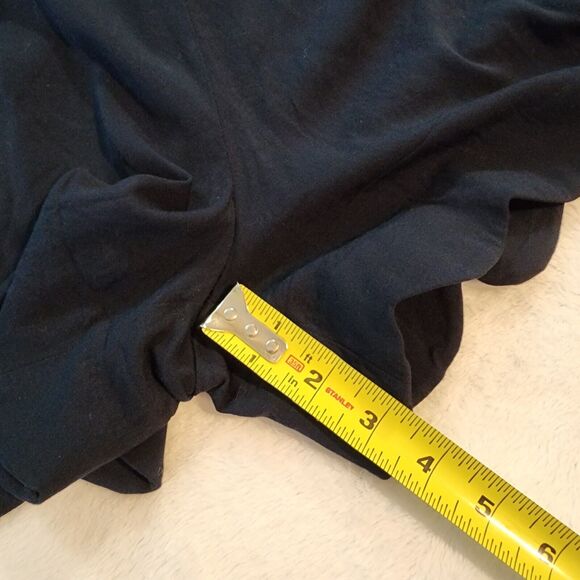 Market & Spruce SP Romper Navy Blue Shorts Cutout Snap Back Spaghetti Strap - Picture 9 of 11